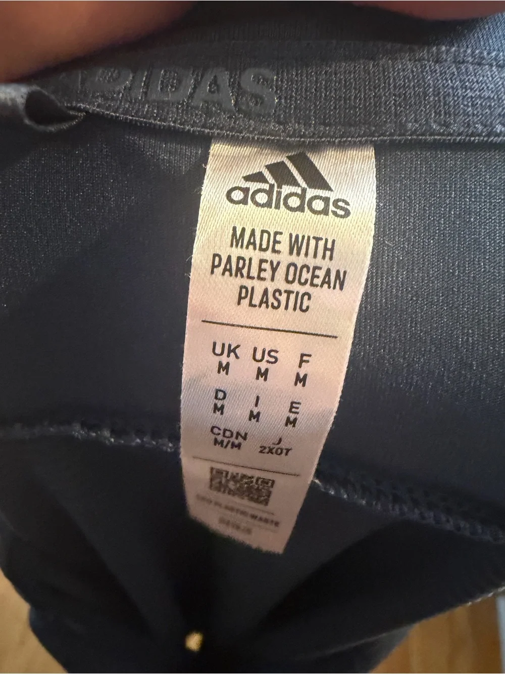 adidas Navy Sleeveless Polo Tank Top